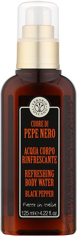 Erbario Toscano Black Pepper spray pentru corp pentru barbati 125 ml
