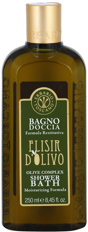 Erbario Toscano Elisir D'Olivo gel de duche e banho com efeito hidratante