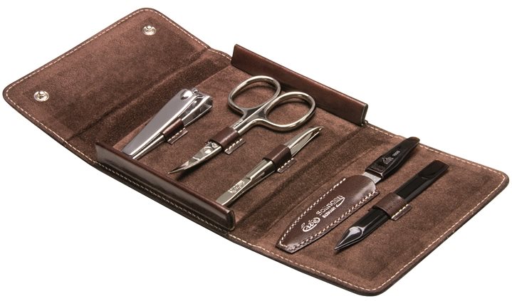 Erbe Solingen Trendy set pro perfektní manikúru hnědý