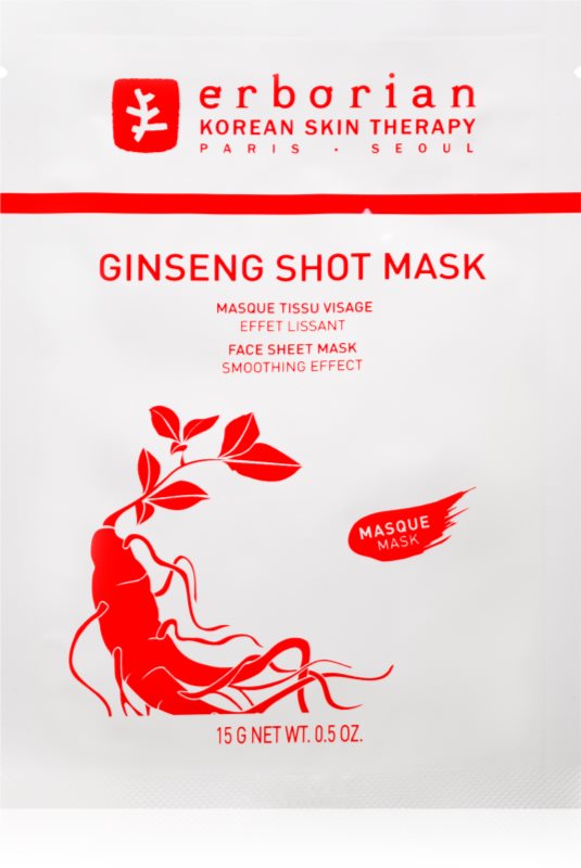 Erborian Ginseng Shot Mask Cellaag Masker met Glad makende Effect