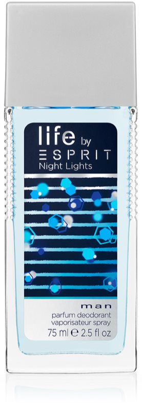 Esprit Life by Esprit Night Lights Man Deo mit Zerstäuber für Herren 75 ml
