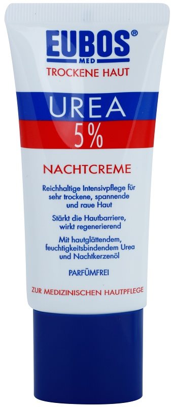Eubos Dry Skin Urea 5% crema de noapte hranitoare pentru piele sensibila si intoleranta