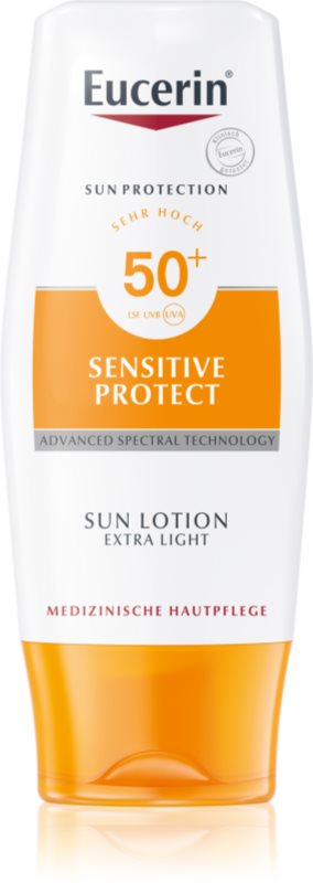 Eucerin Sun Sensitive Protect lait solaire extra-léger SPF 50+