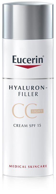 Eucerin Hyaluron-Filler crema CC contra arrugas marcadas SPF 15