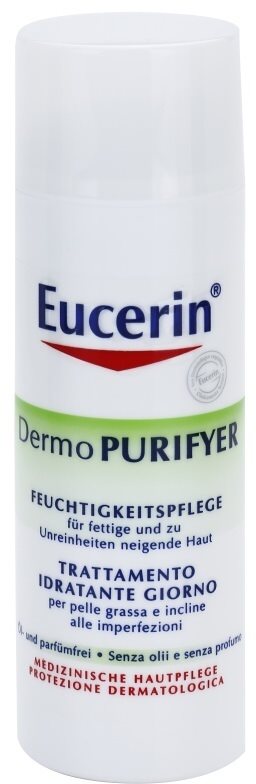 Eucerin Dermo Purifyer crème matifiante pour peaux à problèmes, acné