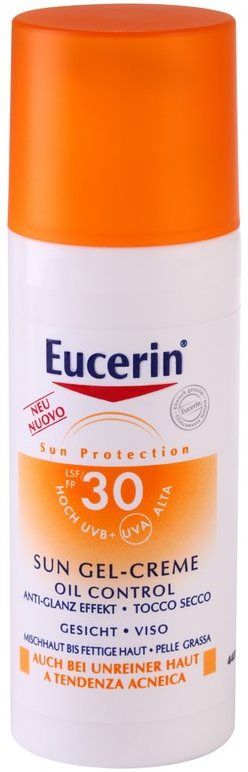 Eucerin Sun захисний кремовий гель для обличчя SPF 30