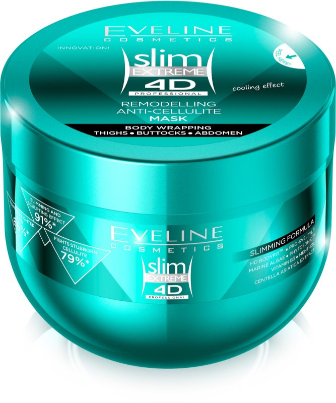Eveline Cosmetics Slim Extreme telová maska proti celulitíde s chladivým účinkom