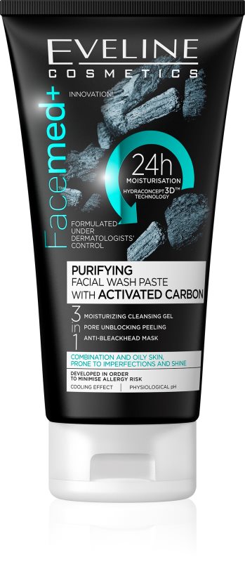 Eveline Cosmetics FaceMed+ Gel Facial Cleanser 3 In 1 for Oily and Combination Skin