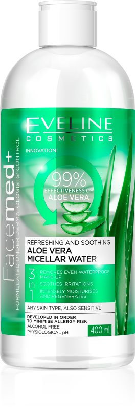 Eveline Cosmetics FaceMed+ eau micellaire à l'aloe vera