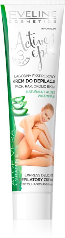 Eveline Cosmetics Active Epil crema depilatoare pentru mâini, axile și zona inghinală cu aloe vera