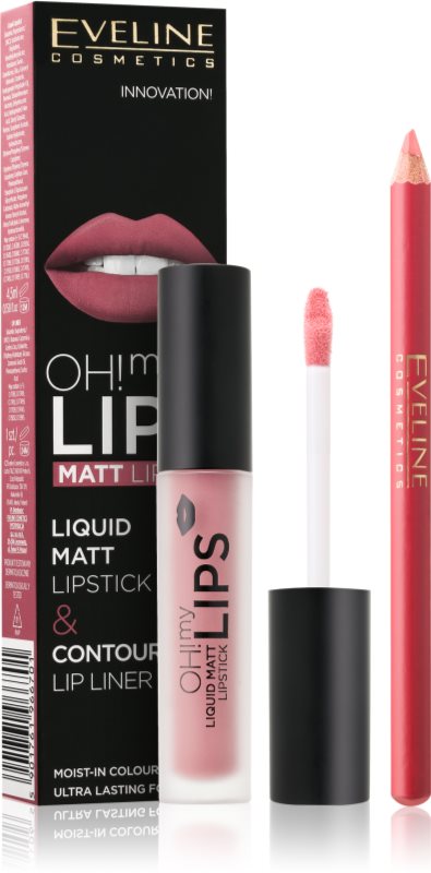 Eveline Cosmetics OH! my LIPS Matt Lip Set 07 Baby Nude