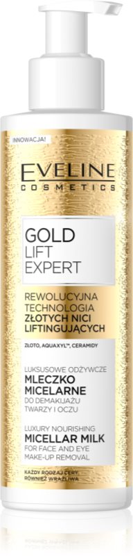Eveline Cosmetics Gold Lift Expert micelarno mleko za odstranjevanje ličil