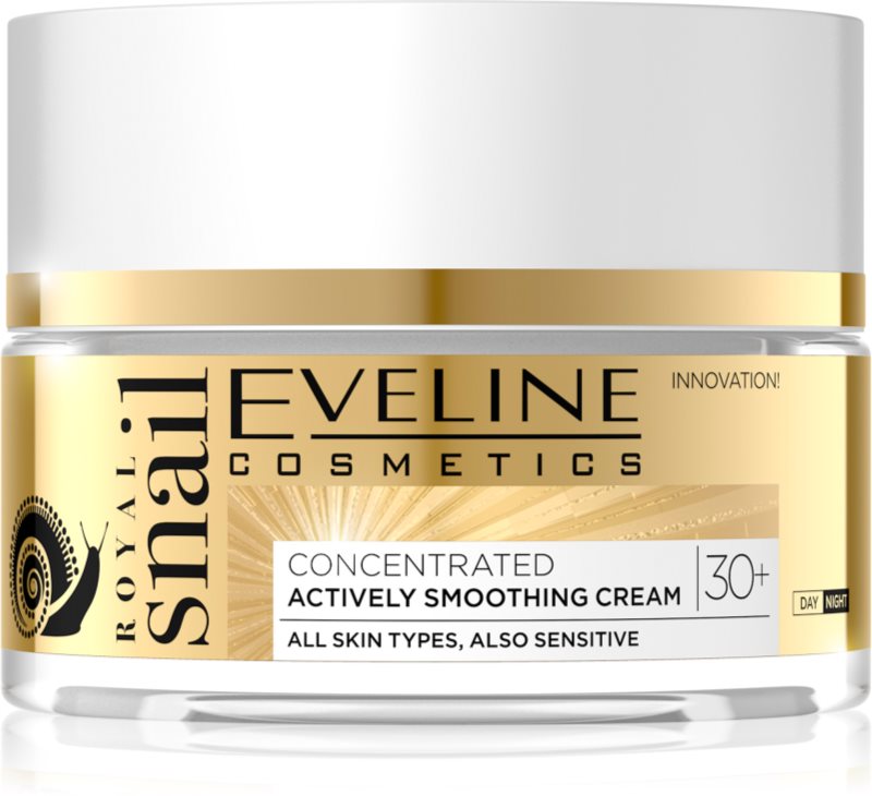 Eveline Cosmetics Royal Snail gladilna dnevna in nočna krema 30+