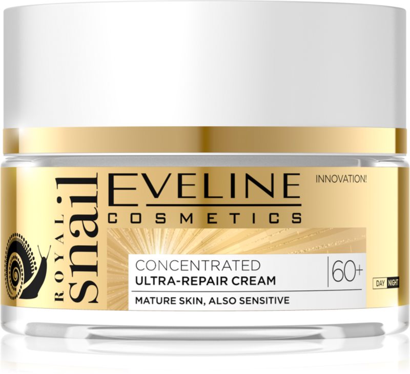 Eveline Cosmetics Royal Snail dnevna in nočna krema 60+ s pomlajevalnim učinkom
