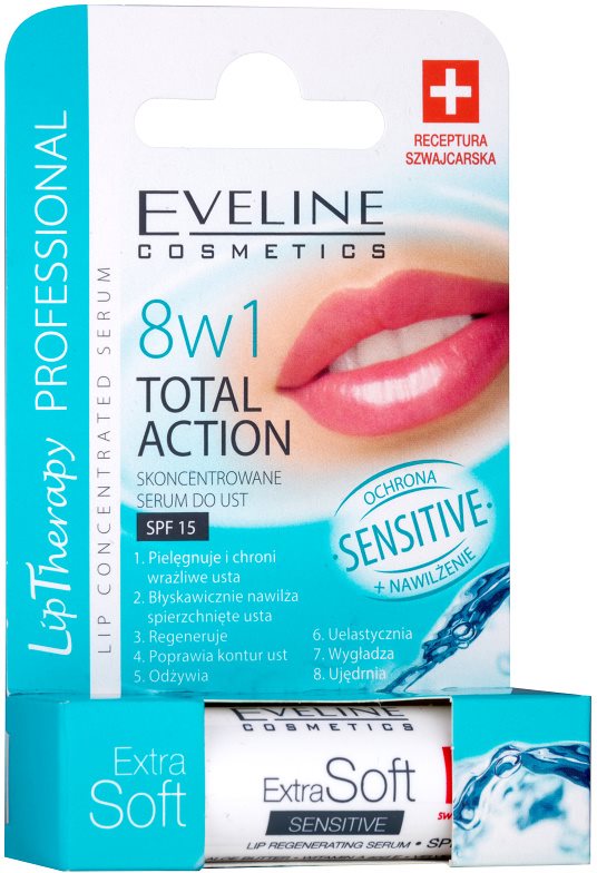 Eveline Cosmetics Extra Soft Sensitive bálsamo labial SPF 15