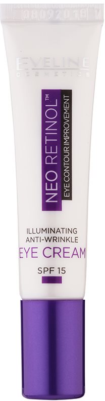 Eveline Cosmetics Neo Retinol crema de ochi pentru iluminare si anti-rid SPF 15