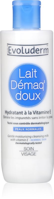Evoluderm Moisturising* jemné odličovací mléko s vitamínem E
