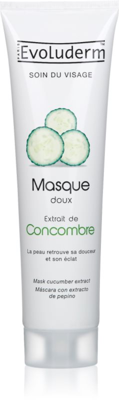 Evoluderm Face Care pleťová maska s výtažky z okurky