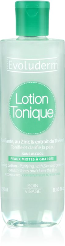 Evoluderm Purifying pleťové tonikum s výtažkem zeleného čaje
