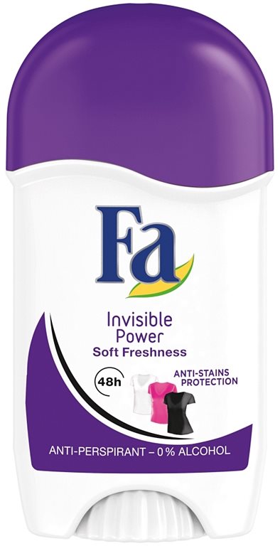 Fa Invisible Power antitranspirante en barra