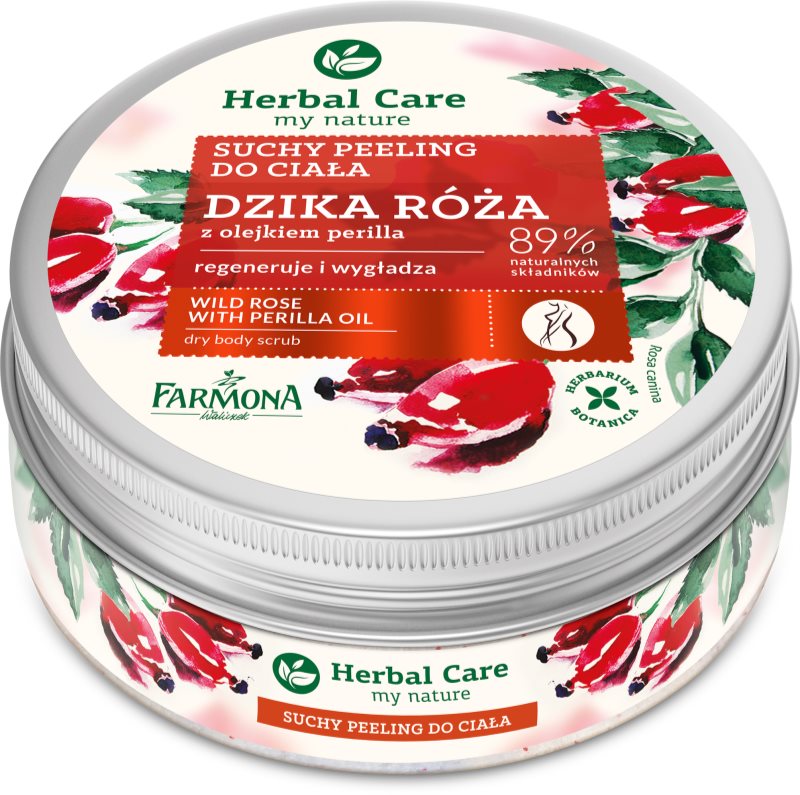 Farmona Herbal Care Wild Rose exfoliant de corp pentru matifiere efect regenerator