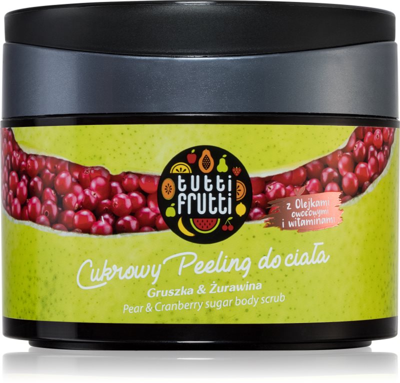 Farmona Tutti Frutti Pear & Cranberry exfoliante a base de azúcar para el cuerpo