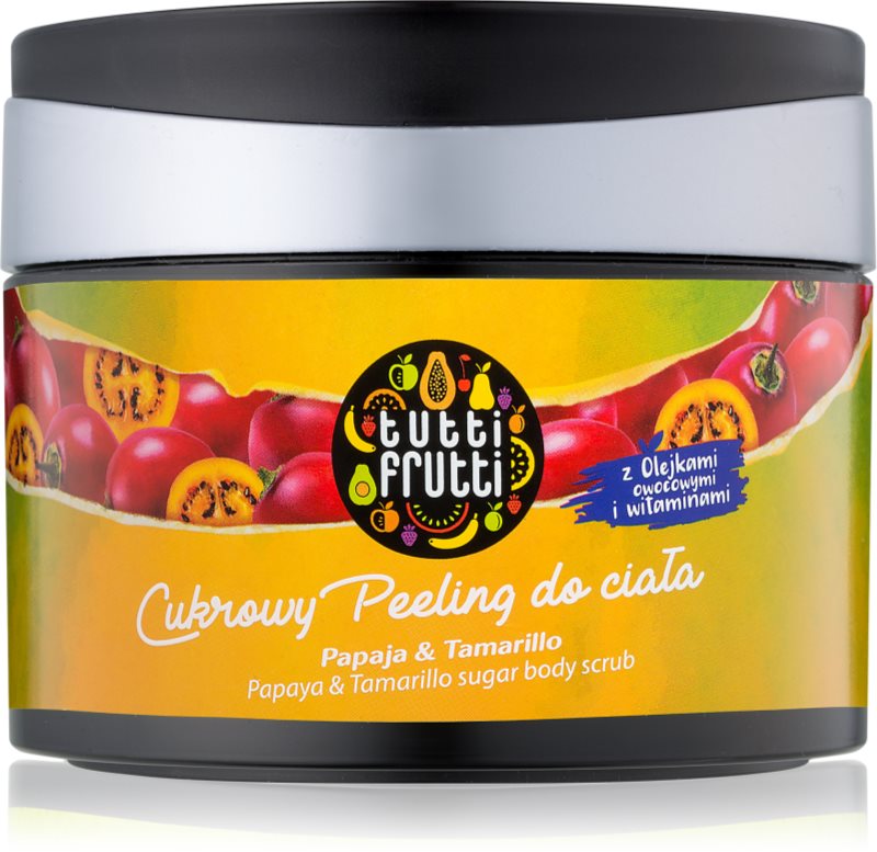 Farmona Tutti Frutti Papaja & Tamarillo cukrový telový peeling