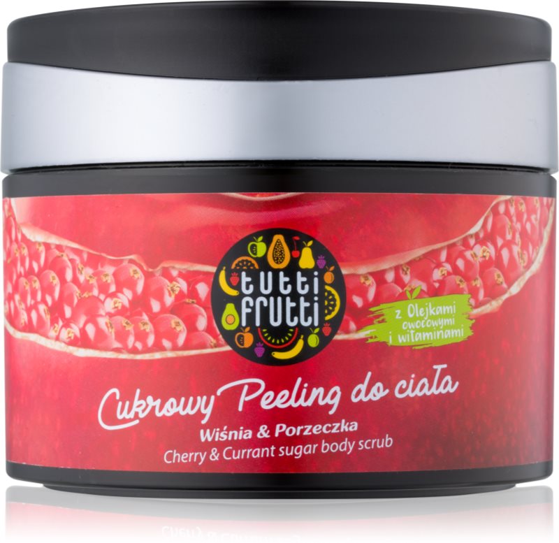 Farmona Tutti Frutti Cherry & Currant exfoliante a base de azúcar para el cuerpo