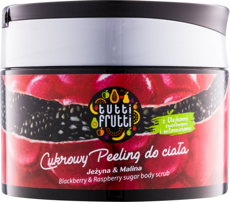 Farmona Tutti Frutti Blackberry & Raspberry sladkorni piling za telo