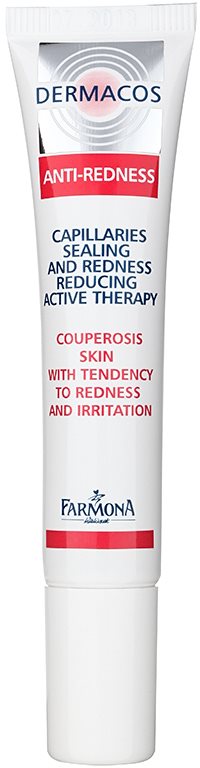 Farmona Dermacos Anti-Redness gel-sérum actif pour renforcer les petits vaisseaux capillaires et prévenir leurs fissures