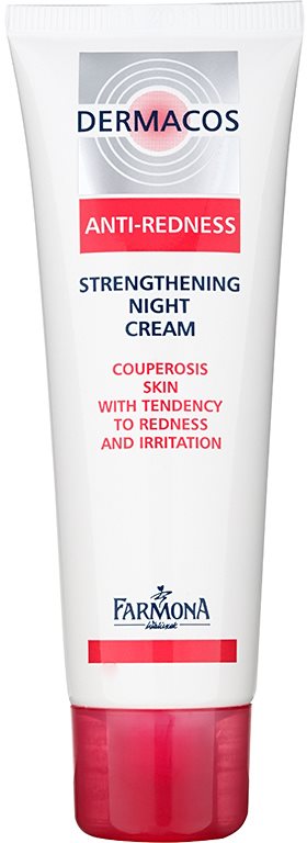 Farmona Dermacos Anti-Redness crema fortificante de noche para prevenir roturas y formación de nuevas varices
