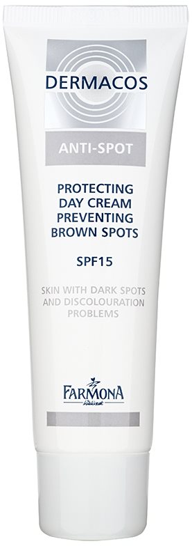 Farmona Dermacos Anti-Spot zaščitna dnevna krema za preprečevanje pigmentnih madežev SPF 15