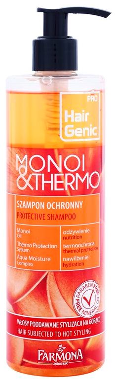 Farmona Hair Genic Monoi & Thermo zaščitni šampon za toplotno oblikovanje las