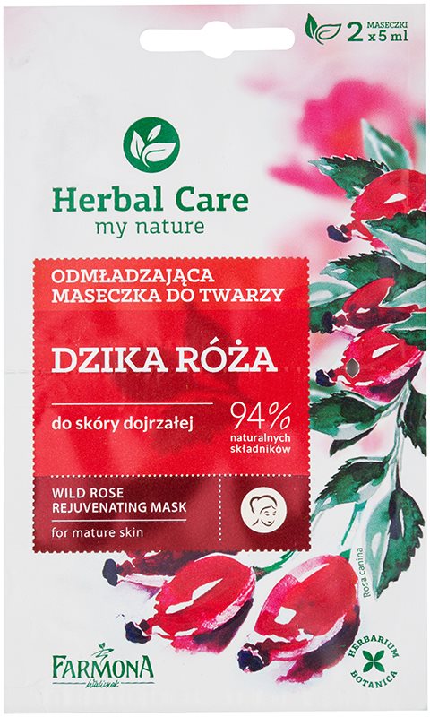 Farmona Herbal Care Wild Rose maseczka odmładzająca do skóry dojrzałej