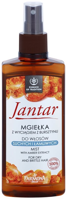 Farmona Jantar Spray regenerator pentru par uscat si fragil