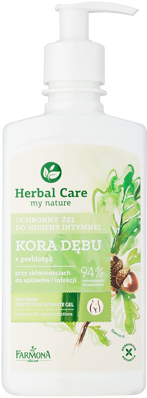 Farmona Herbal Care Oak Bark gel protector pentru igiena intima