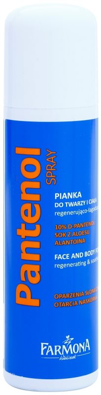 Farmona Panthenol Espuma regeneradora para rosto e corpo