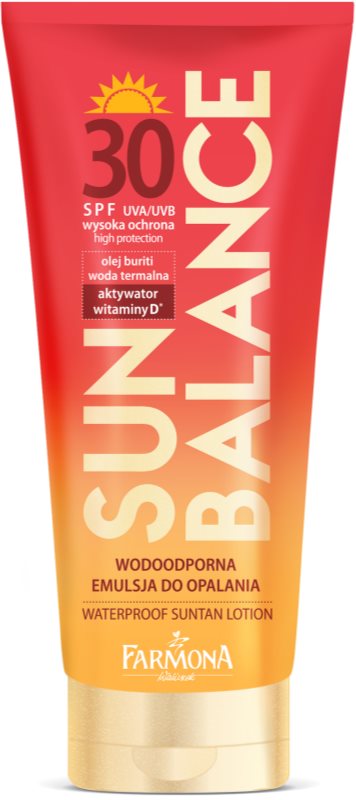 Farmona Sun Balance leite solar à prova de água SPF 30
