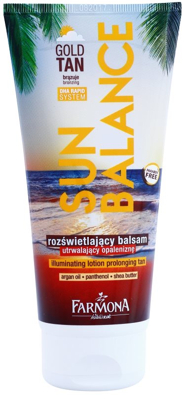 Farmona Sun Balance Bronzing Lotion Verlengd de Bruining