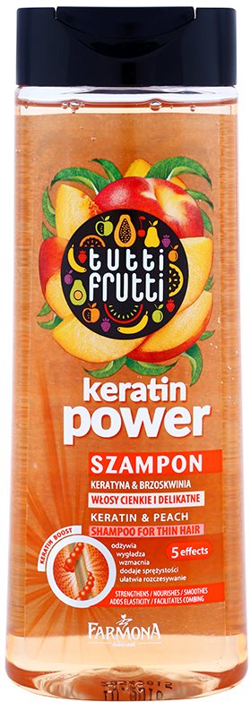 Farmona Tutti Frutti Keratin Power sampon a finom hajért