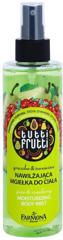 Farmona Tutti Frutti Pear & Cranberry rocío corporal con efecto humectante