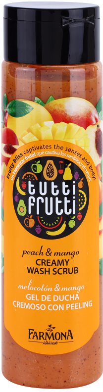 Farmona Tutti Frutti Peach & Mango krémový sprchový peeling