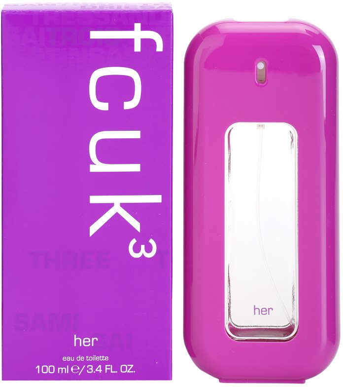 Fcuk 3 Her toaletní voda pro ženy 100 ml