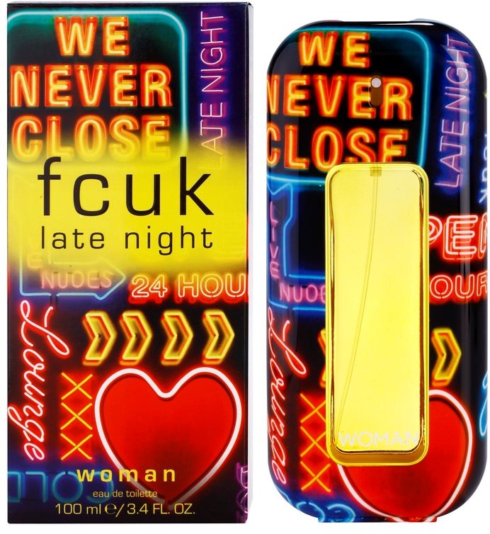 Fcuk Late Night Her toaletná voda pre ženy 100 ml