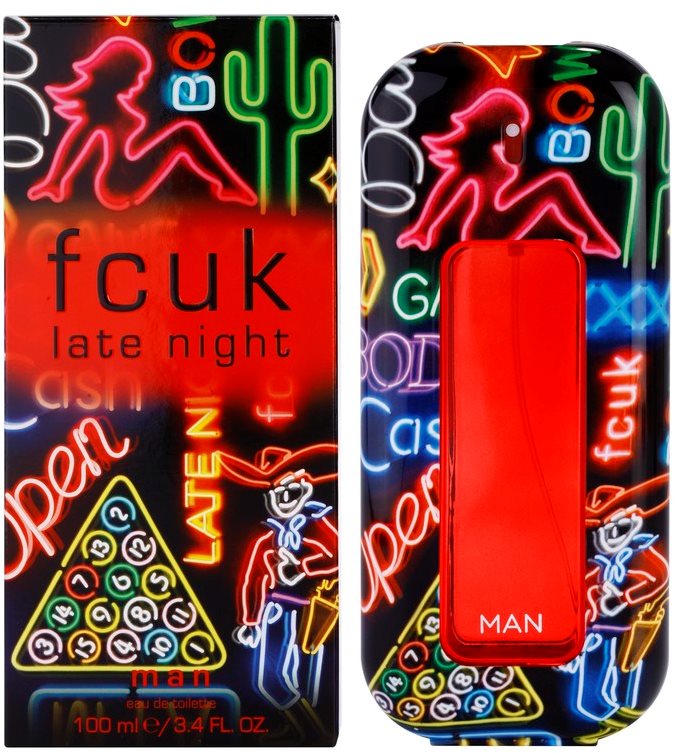 Fcuk Late Night Him Eau de Toilette für Herren 100 ml