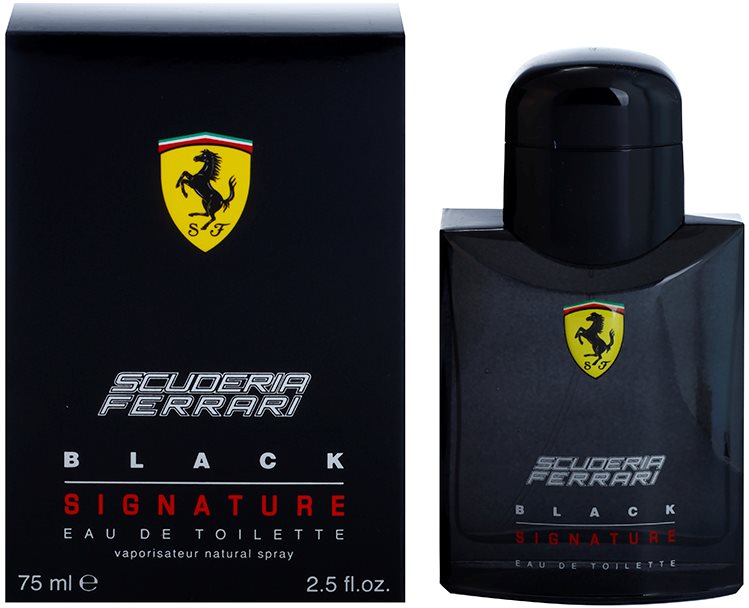 Ferrari Scuderia Ferrari Black Signature toaletná voda pre mužov 75 ml