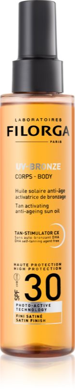 Filorga UV-Bronze ulei protector pentru intensificarea bronzului SPF 30