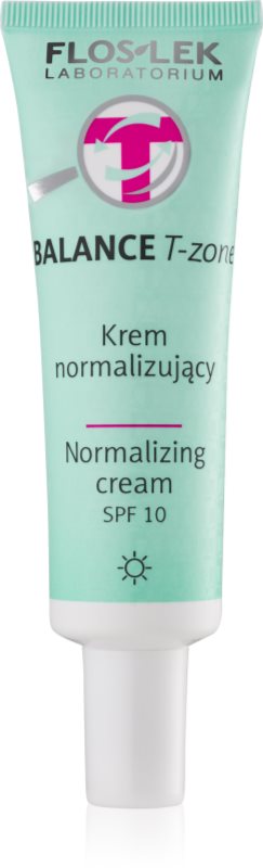 FlosLek Laboratorium Balance T-Zone crème de jour normalisante SPF 10