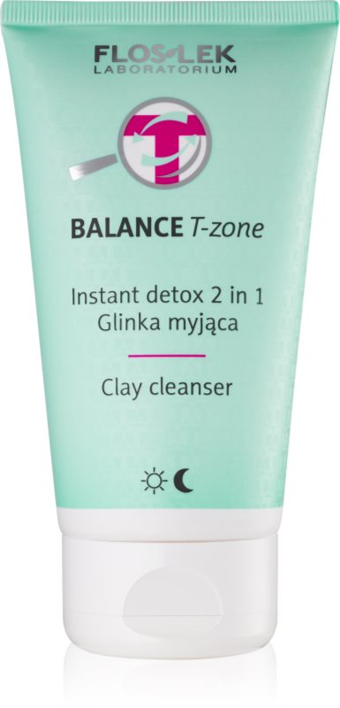 FlosLek Laboratorium Balance T-Zone čisticí emulze a maska pro smíšenou pleť