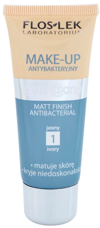 FlosLek Laboratorium Anti Acne Mattifying Foundation For Oily Acne - Prone Skin